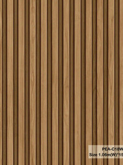 วอลเปเปอร์ลายไม้ระแนง PEA-C18W