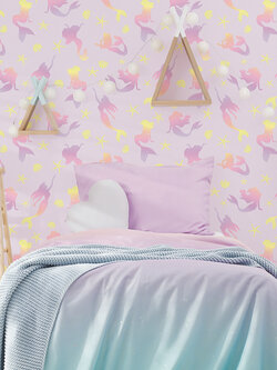 วอลเปเปอร์ห้องเด็ก ลายเมอเมด Mermaid No.DW-C51W