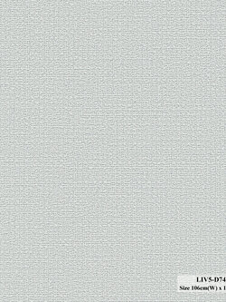 วอลเปเปอร์ลายผ้า สีเทาอมฟ้า LIV5-D74W