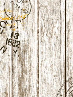 วอลเปเปอร์ลายไม้แผ่นกว้าง7.5ซม. สไตล์วินเทจ สีขาวน้ำตาล NA3-D19W