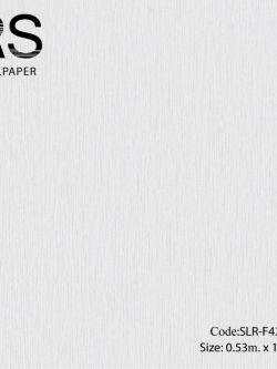 วอลเปเปอร์เทกเจอร์เส้นตรงเล็กสีขาว SLR-F42