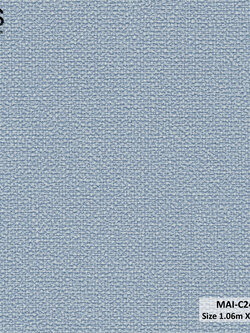 วอลเปเปอร์ลายผ้า สีฟ้าเข้ม MAI-C24W