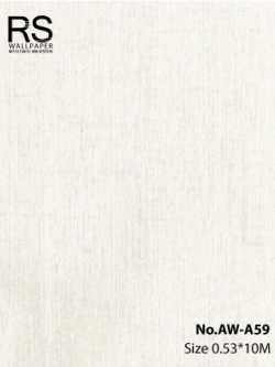 วอลเปเปอร์โทนสีขาว มีลายในตัว No.AW-A59