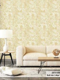 วอลเปเปอร์ สีพื้นน้ำตาลทอง ZEN3-B56W