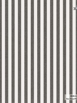 วอลเปเปอร์ลายทางขนาด 1.6 เซ็นฯ สีดำสลับขาว BMG2-B79