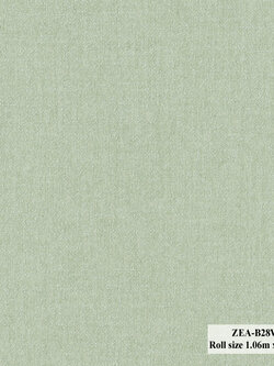 วอลเปเปอร์ลายผ้า พื้นสีเขียวมิ้นท์ ZEA-B28W