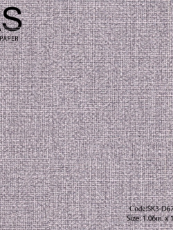 วอลเปเปอร์เทกจอร์ผ้าพื้นสีม่วง SK3-D67W