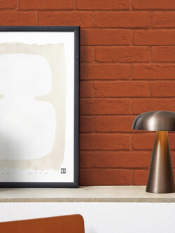 วอลเปเปอร์ลายอิฐ สีส้มอมแดง NA4-D42W