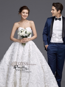 PW583- **พรีออเดอร์ค่ะ**ชุดราตรี ชุดแฟนซี ชุดคู่ถ่ายพรีเวดดิ้ง (prewedding dress) & ชุดแต่งงานแฟนซี (Fancy wedding dress)ชายหญิง "ธีมสี"