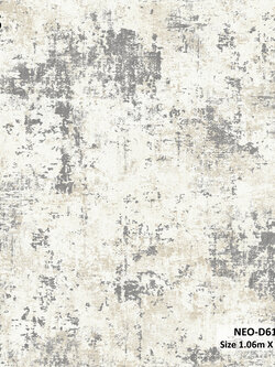 วอลเปเปอร์ลายปูนเปลือยคอนกรีต สีเทาปนน้ำตาล NEO-D61W