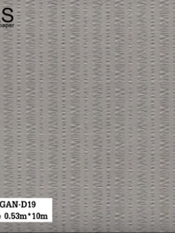 วอลเปเปอร์ ลายเส้น สีน้ำตาลเทา GAN-D19