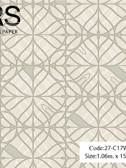 วอลเปเปอร์ลายโมเดิร์นคลาสสิคโทนสีน้ำตาล 27-C17W