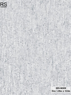 วอลเปเปอร์ลายเปลือกไม้ โทนสีเทาเงิน HE5-M08W