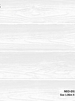 วอลเปเปอร์ ลายแผ่นไม้ขวางสีขาวอมเทาอ่อน NEO-D51W