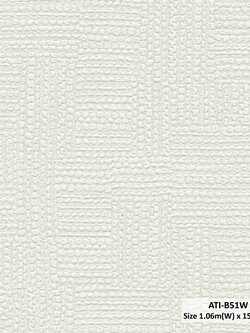 วอลเปเปอร์ลายสาน สีขาว ATI-B51W