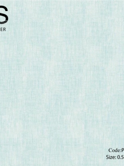 วอลเปเปอร์พื้นสีขาวแกมฟ้าผสมกลิตเตอร์สีเงิน PO-MD03