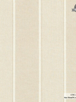 วอลเปเปอร์ลายทาง สีน้ำตาลเบจ CTC-B44