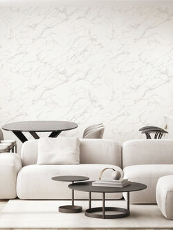 วอลเปเปอร์ลายหินอ่อน สีขาวเทา MAR-C28W