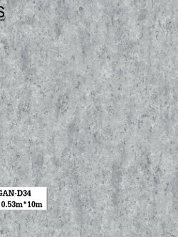 วอลเปเปอร์ สีเทา ลายเปลือกไม้ GAN-D34