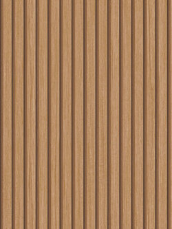 วอลเปเปอร์ลายไม้ระแนงขนาด 2 เซ็นฯ เซาะร่อง สีน้ำตาลทอง ST4-C24W