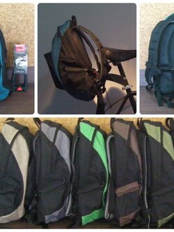 VINCITA : B122 กระเป๋าเป้ติดหลักอานพร้อมตัวยึด