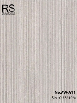 วอลเปเปอร์สีเทาเงิน เทกเจอร์เส้น No.AW-A11