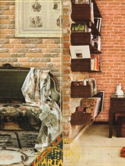 วอลเปเปอร์ลายหิน อิฐ ไม้ AR-B75