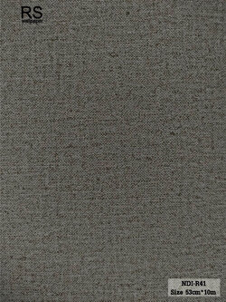วอลเปเปอร์ ลายผ้า สีเทา NDI-R41