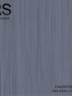 วอลเปเปอร์เทกเจอร์เส้นตรงหรูพื้นสีฟ้าอมน้ำเงิน SLR-F82