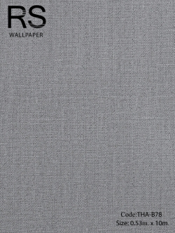 วอลเปเปอร์เทกเจอร์ผ้าสีเทาอมม่วง THA-B78