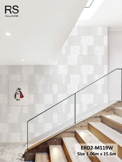 วอลเปเปอร์ลายคอนกรีตสีเทา ERO2-M119W