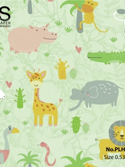 วอลเปเปอร์ ลายการ์ตูนน่ารัก No.PLH-D01