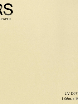 วอลเปเปอร์พื้นสีเหลืองอ่อน LIV-D07W