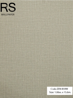 วอลเปเปอร์เทกเจอร์ผ้าสีน้ำตาลอมเขียว ZEN-B59W