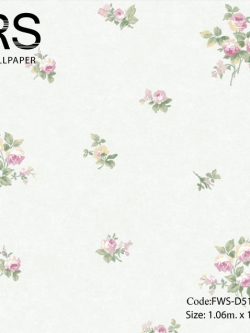 วอลเปเปอร์ลายดอกไม้เล็ก FWS-D51W