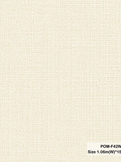วอลเปเปอร์ สีครีม POM-F42W