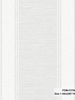 วอลเปเปอร์ลายทาง สีเทาสลับสีขาว POM-F37W
