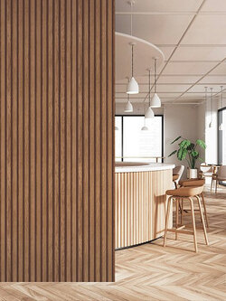 วอลเปเปอร์ ลายไม้ระแนง HAM-D09