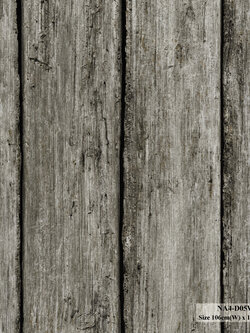 วอลเปเปอร์ลายแผ่นไม้ สีเทาเข้ม NA4-D05W