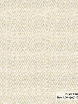 วอลเปเปอร์ลายผ้า สีน้ำตาลทอง POM-F81W