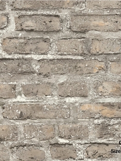 วอลเปเปอร์ ลายอิฐน้ำตาล(Loft Style) DHT-M64