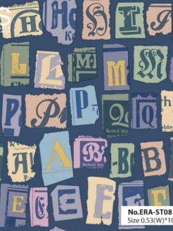 วอลเปเปอร์ ลายตัวหนังสือ ERA-ST08