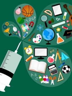 วอลเปปอร์ ภาพในห้องเรียน (สั่งผลิต)