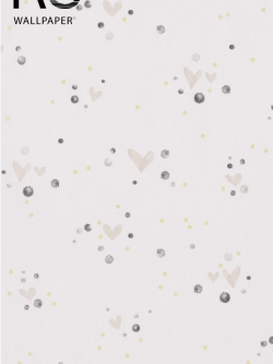 วอลเปเปอร์ลายน่ารักๆวาดด้วยสีน้ำพื้นหลังสีขาว SMT-D64