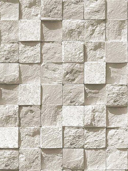 วอลเปเปอร์ลายอิฐหิน สีน้ำตาลอมเทา ST4-C44W