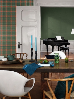 วอลเปเปอร์ ลายสก๊อต No.BB6-B40