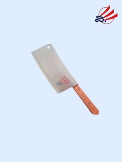 Rhino มีดสับกระดูกสแตนเลสแรด 836 ด้ามไม้ 8"