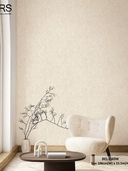 วอลเปเปอร์ลายอิฐหิน สีน้ำตาล BEL-C40W