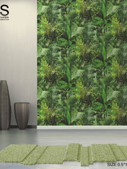 วอลเปเปอร์ ลายใบไม้ KA-D44