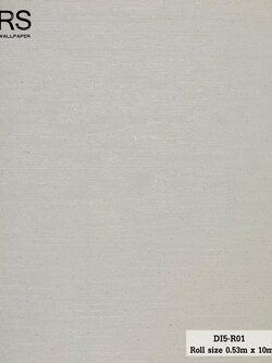 วอลเปเปอร์ สีขาวครีมลายขวาง ผสมกลิตเตอร์เงิน DI5-R01